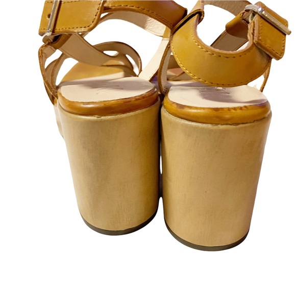 NEW Wonders tan leather strappy sandals - Picture 3 of 4